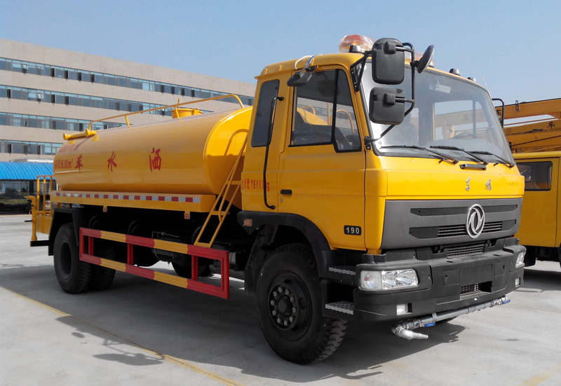 工程黃12方東風145道路灑水車